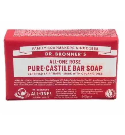Jabón Rosas Dr. Bronner's 140 g.