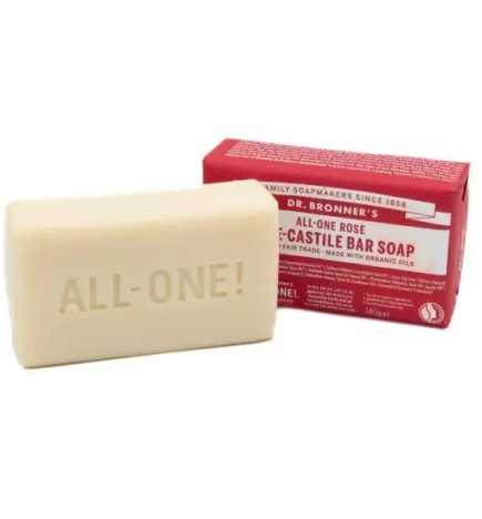 Jabón Rosas Dr. Bronner's 140 g.