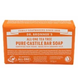 Jabón Arbol del Té Teatree Dr. Bronner's 140 g.