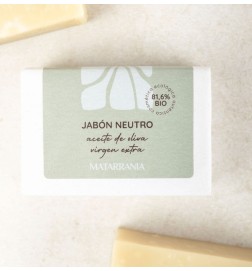 Jabón Neutro 81,6% Bio Matarrania 100 g.