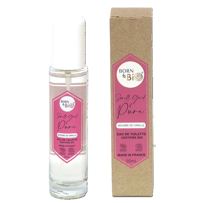 Eau De Toilette Gousse de Vanille Born To Bio 50 ml.