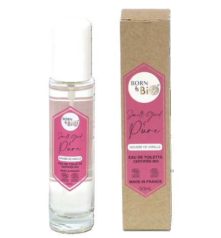 Eau De Toilette Gousse de Vanille Born To Bio 50 ml.