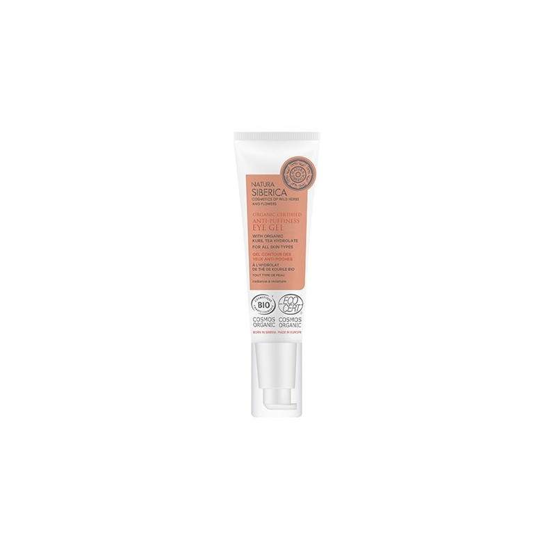 Gel contorno de ojos antihinchazón Natura Siberica (todo tipo de piel) 30 ml.