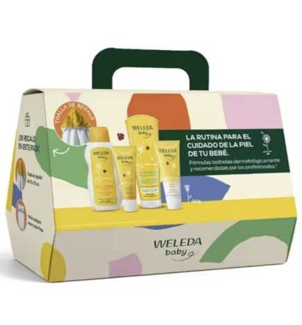 Pack regalo Bienvenido Bebé 4 productos Weleda