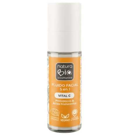 NUEVO Fluido Vital C Prebióticos y Ácido Hialurónico NaturaBIO 30 ml.