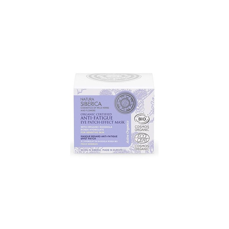 Mascarilla Antifatiga Contorno de ojos Natura Siberica 50 ml.