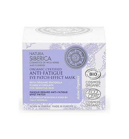 Mascarilla Antifatiga Contorno de ojos Natura Siberica 50 ml.