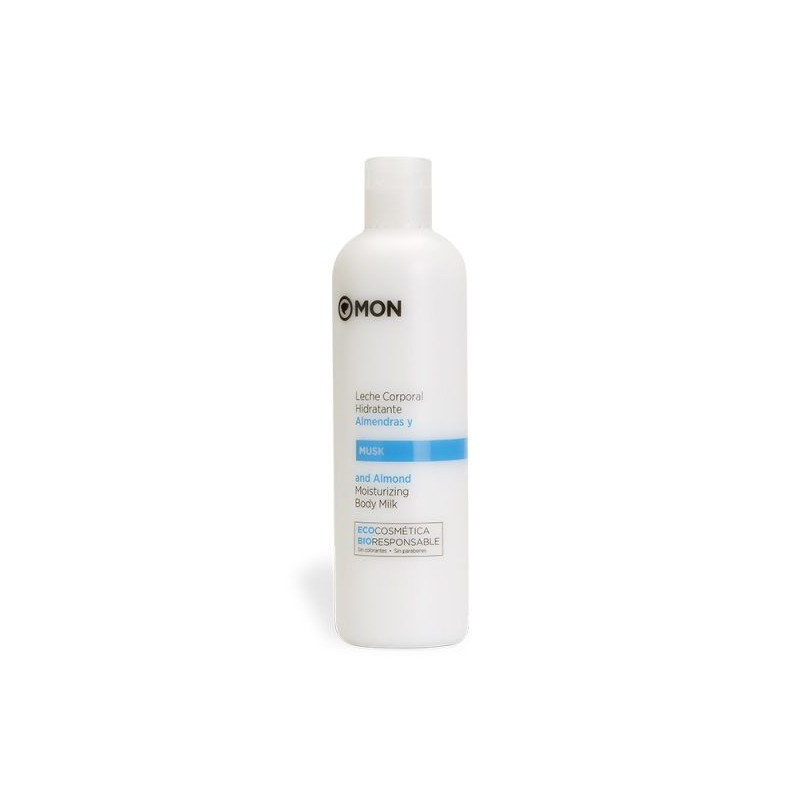 Leche corporal almendras y Musk Mon 300 ml.