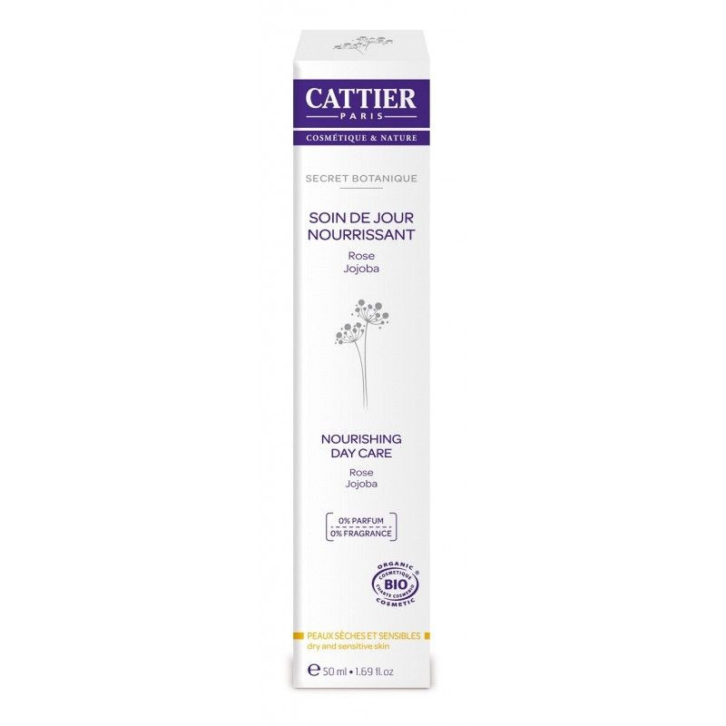 Crema día nutritiva (piel seca/sensible) Cattier 50 ml.