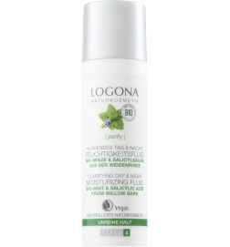 Fluido hidratante Menta Logona 30 ml.