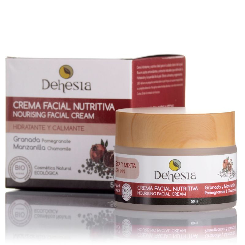 Crema facial Nutritiva con Granada y Manzanilla Dehesia 50 ml.