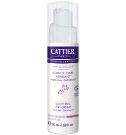 Crema de día calmante piel sensible Cattier 50 ml.