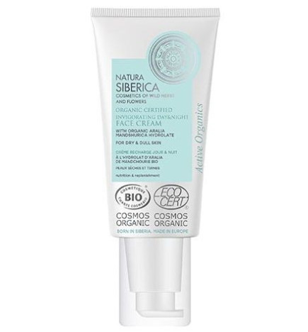 Crema día y noche vigorizante Natura Siberica (piel seca) 50 ml.