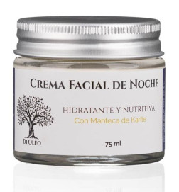 Crema Facial de Noche Potente Hidratación y Nutrición Di Oleo 75 ml.