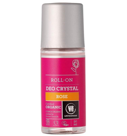 Desodorante roll-on Rosa Urtekram 50 ml.