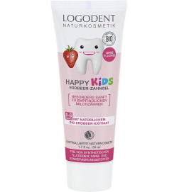 Dentífrico infantil Fresa Logona 50 ml.