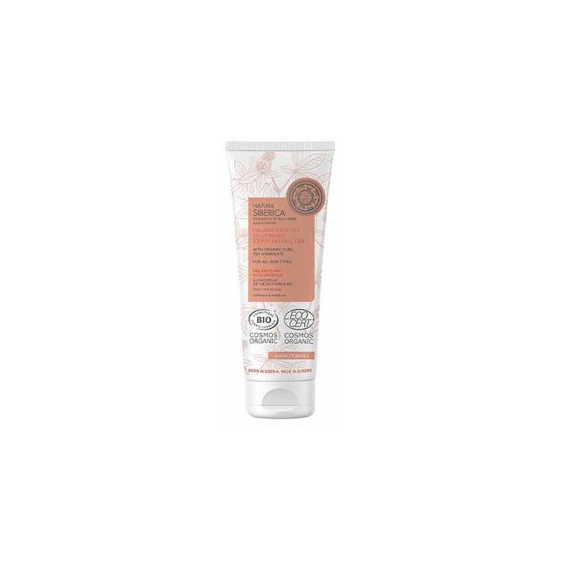 Gel exfoliante hialurónico Natura Siberica 75 ml. (todo tipo de piel)