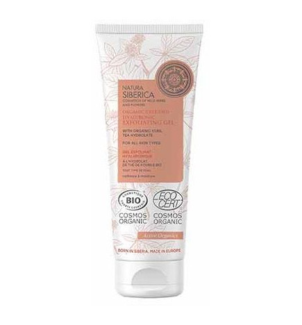 Gel exfoliante hialurónico Natura Siberica 75 ml. (todo tipo de piel)