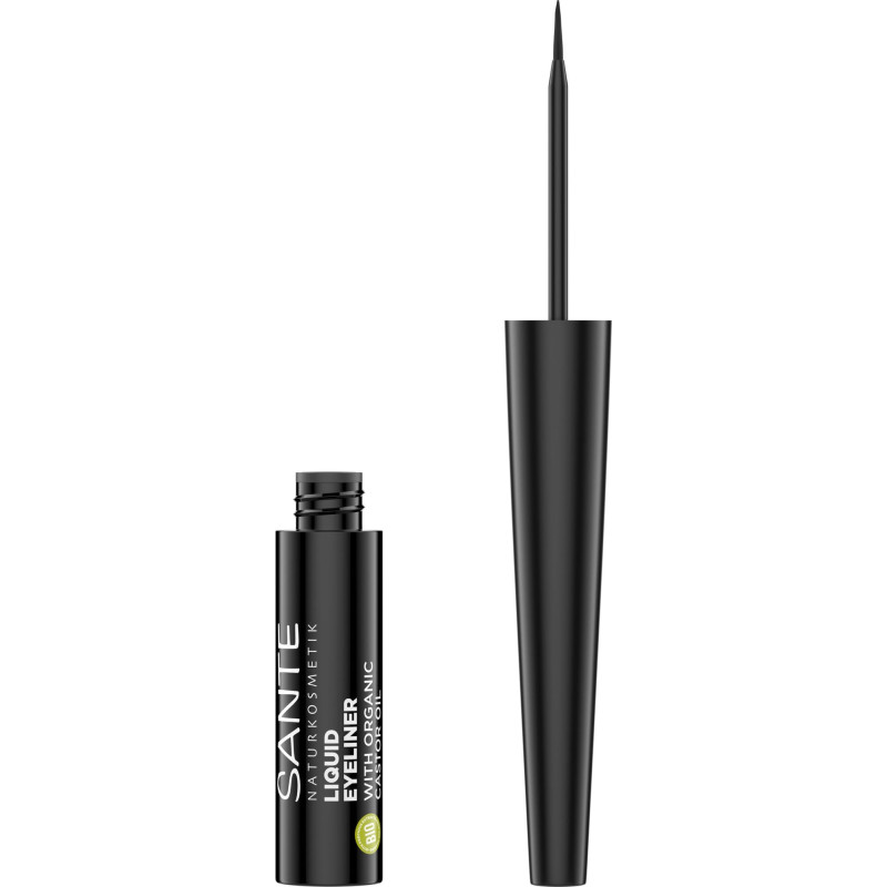 Perfilador eyeliner líquido negro Sante