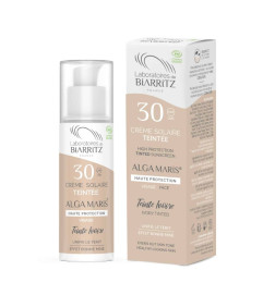 Crema facial SPF30 color Marfil Ivory Alga Maris 50 ml.