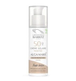 Crema facial SPF50 color Marfil Ivoire Alga Maris 50 ml.