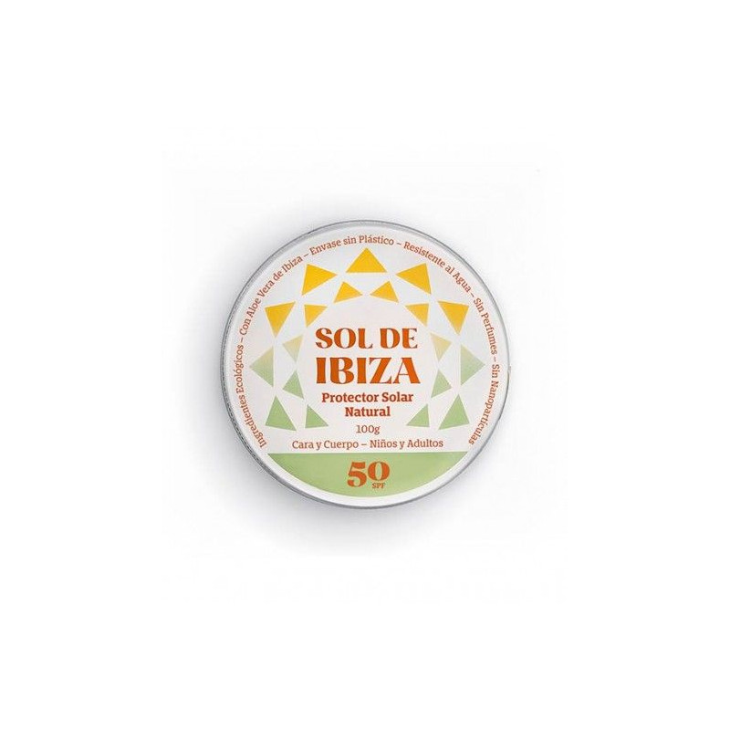 Protector solar SPF50 Sol de Ibiza 100 g. (cara y cuerpo)