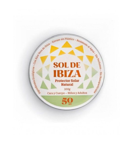 Protector solar SPF50 Sol de Ibiza 100 g. (cara y cuerpo)