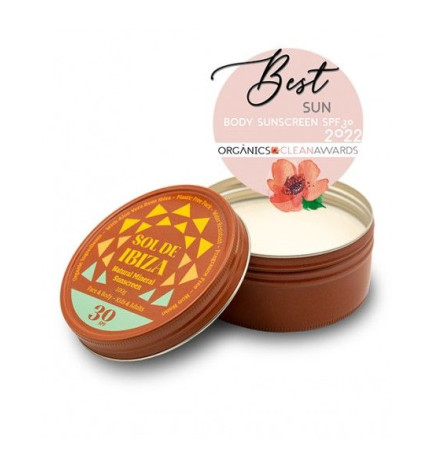 Protector solar SPF30 Sol de Ibiza 100 g. (cara y cuerpo)