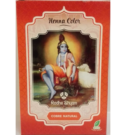 Henna Cobre Natural Radhe Shyam 100 grs.