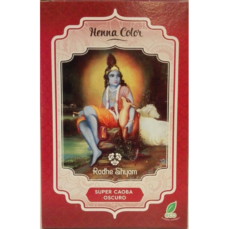 Henna Super Caoba Oscuro Radhe Shyam 100 grs.