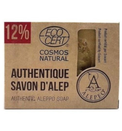 Jabón de Alepo natural 200 grs. al 12% de aceite de laurel