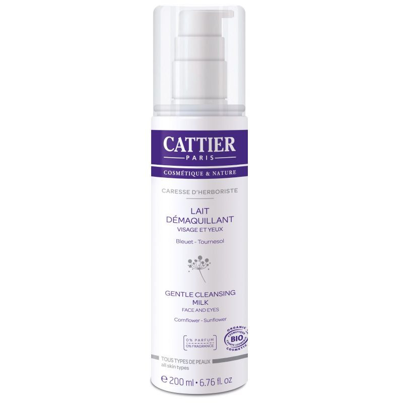 Leche desmaquillante cara y ojos Cattier 200 ml.