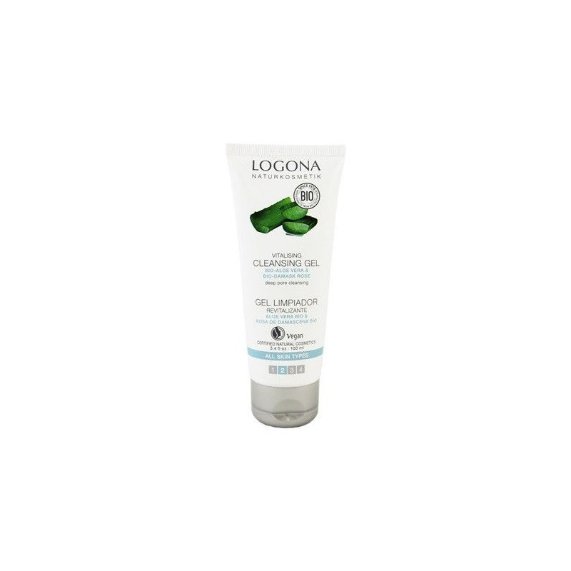 Gel limpiador aloe (piel normal/todo tipo de piel) Logona 100 ml.